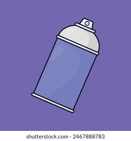 Spray can vector icon. paint spray can illustration. spray bottle vector