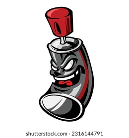 A Spray Can with a wicked smile