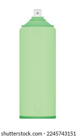Botella de caña de spray. ilustración vectorial