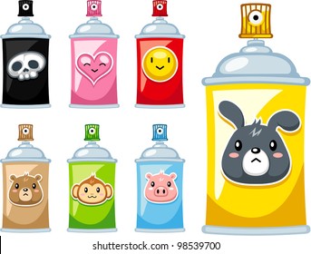 Spray Cartoon