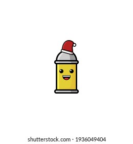 Spray Cartoon Vector Illustration Design. With Outline, Cute, And Simple Style.