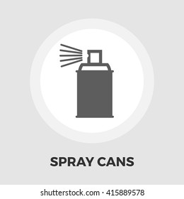Spray with chemicals icon vector. Flat icon isolated on the white background. Editable EPS file. Vector illustration.