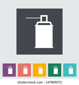Spray with chemicals. Vector illustration.