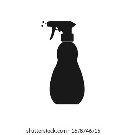 Spray, Cleaner Bottle Vector Icon