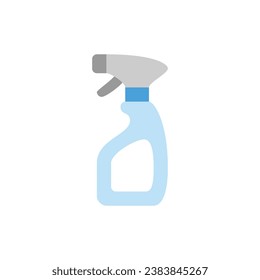 Spray Cleaner Household appliances .  Flat icon vector illustration. Editable stroke