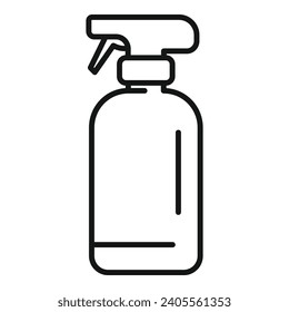 Spray cleaning icon outline vector. Hand atomizer. Water gun