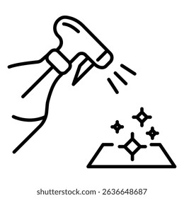 Icono de Vector de limpieza en aerosol para el hogar y la oficina