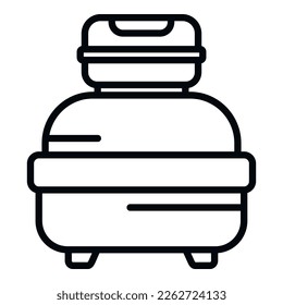 Spray compressor icon outline vector. Air machine. Pressure tank