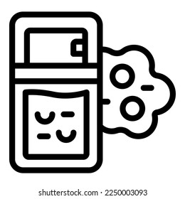 Spray cosmetic icon outline vector. Beauty makeup. Cream care