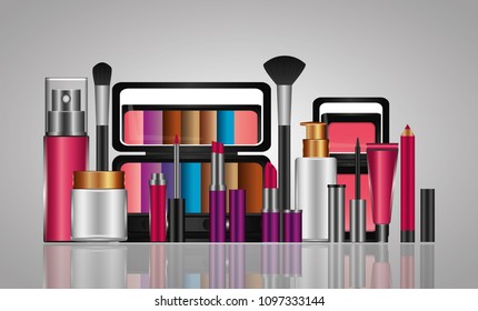 spray cream tube cosmetic makeup products