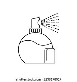 Spray deodorant icon design. deodorant icon. isolated on white background. vector illustration