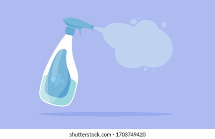 
spray disinfectant, antiseptic.
Spray protection against coronavirus. 
