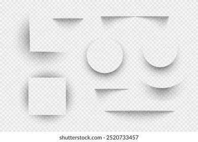 Sprühen Sie gepunkteten Hintergrund mit Rauschkorn. Runde, quadratische, ovale, abstrakte Linienrahmen mit Schattenspray-Sand-Effekt. Vektorgrafik einzeln auf transparentem Hintergrund.