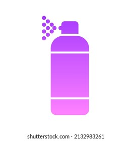 Diseño de iconos de gradiente de glifos de spray