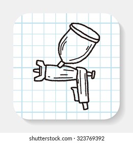 spray gun doodle