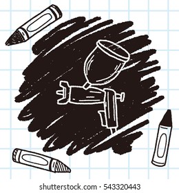 spray gun doodle