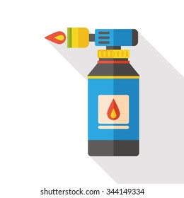 spray gun flat icon