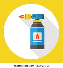 spray gun flat icon