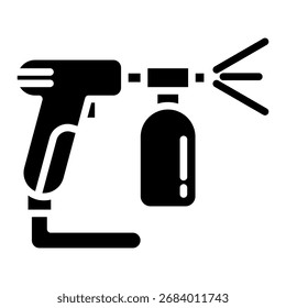 Elemento De Ícone De Spray Gun Para Design E Vetor