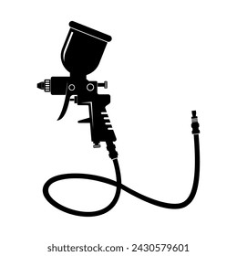 spray gun icon logo design vector in flat style