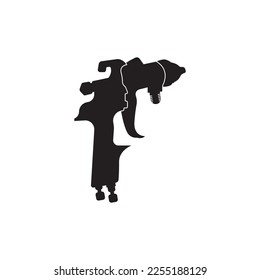 Spritzpistole, Logo, Vektorgrafik-Design