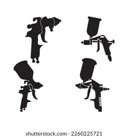 pistola de aerosol, icono logo gráfico vectorial diseño
