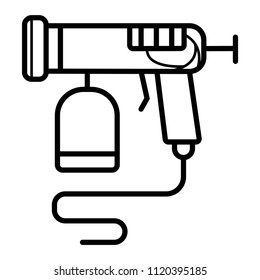 spray gun icon vector