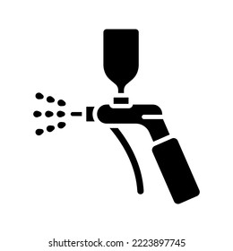 Spritzpistole-Symbol. Vektorgrafik