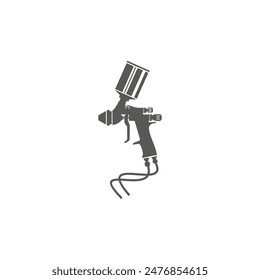 spray gun paint logo design illustration vector, suitable for your design need, logo, illustration, animation, etc.