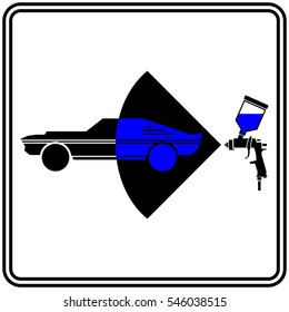 Spray gun. Vehicle. Sprayers 