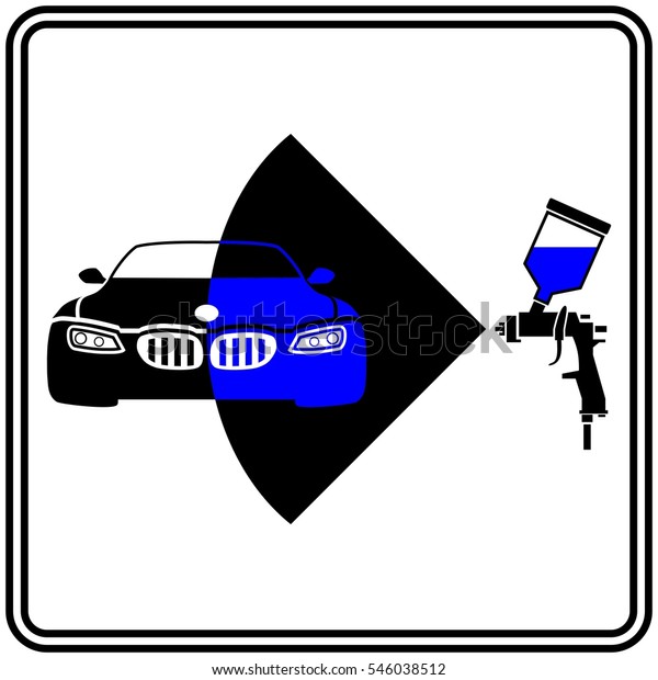 Spray Gun Vehicle Sprayers Stock Vector (Royalty Free) 546038512 ...