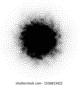 Spray Halftone Dot Brush Random Chaos