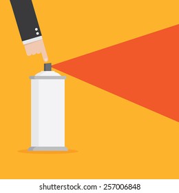 Spray and hand