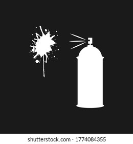 Spray icon. Art street symbol. Stencil vector stock illustration. EPS 10