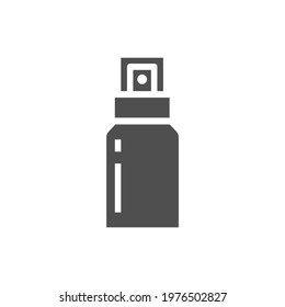 Spray Icon Black and White Vector Graphic