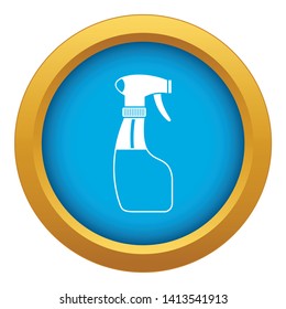 Spray icon blue vector isolated on white background for any design