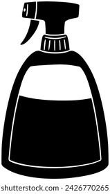 spray icon bottle logo of clean illustration cleaner for household vector hygiene silhouette and cleaning shape home as disinfect to hand detergent graphic chemical background plastic or liquid