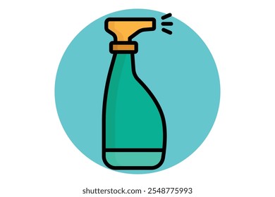 Spray icon. colored outline icon style. icon related to gardening. gardening tools elements vector illustration