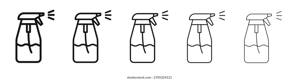 Diseño del icono del espray, logotipo, App, UI. Ilustración vectorial, EPS