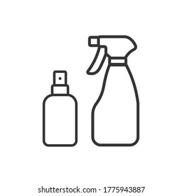 Spritzen von Symbolen Design Vektor Symbol Reinigung.