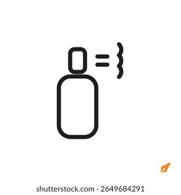 spray icon is designed in a visually appealing and easily recognizable style. It’s suitable for various visual needs such as apps, presentations, digital media, or other graphic design projects.