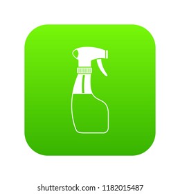 Spray icon digital green for any design isolated on white vector illustration