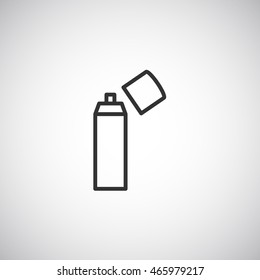  Spray icon Flat.