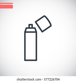  Spray icon Flat.