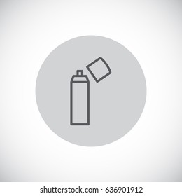  Spray icon Flat.