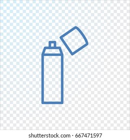  Spray icon Flat.