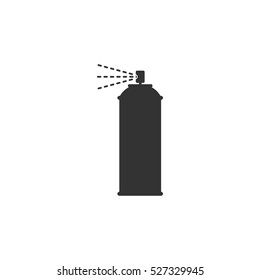 Spray icon flat. Illustration isolated vector sign symbol