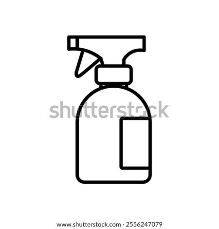 spray icon Flat symbol set outline
