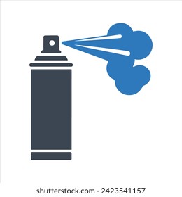 Spray icon. Hair spray icon. Bug spray icon