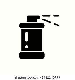 spray icon, isolated glyph icon theme graphic designer ui